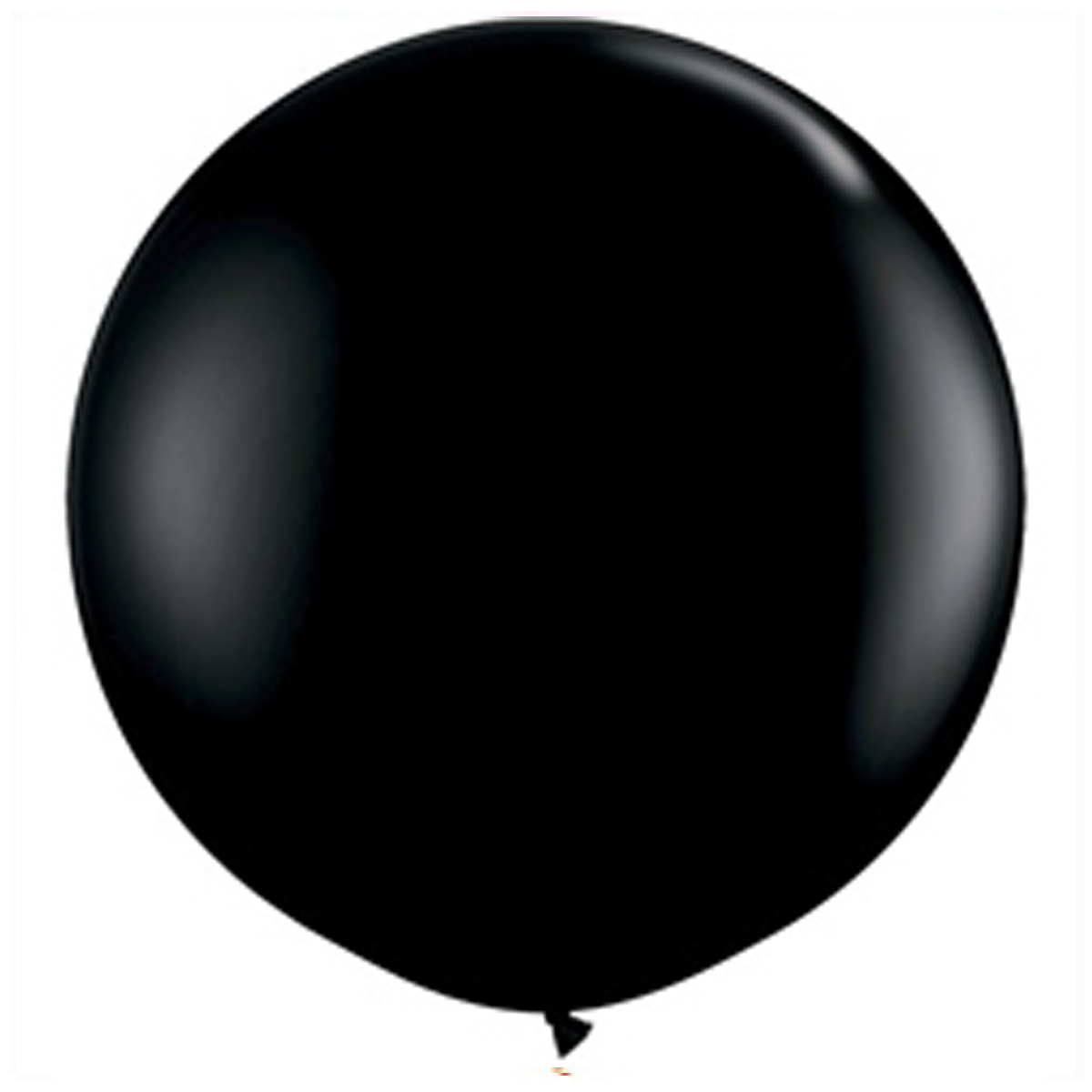 Five Baby Gender Reveal Confetti Balloon. 24" Black Balloons With Confetti.